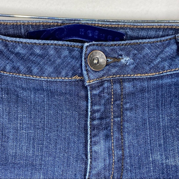 Refuge Distressed Denim Jeans Blue Size Youth Girls 13 L - Picture 5 of 8